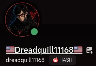 The Discord profile of dreadquill11168, the developer behind DRQ Miner